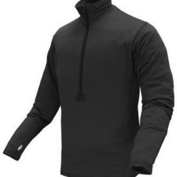 Condor-Outdoor-BASE-II-Zip-Pullover-Long-Sleeve-Fleece-Shirt-603-BLACK-Small-S-0